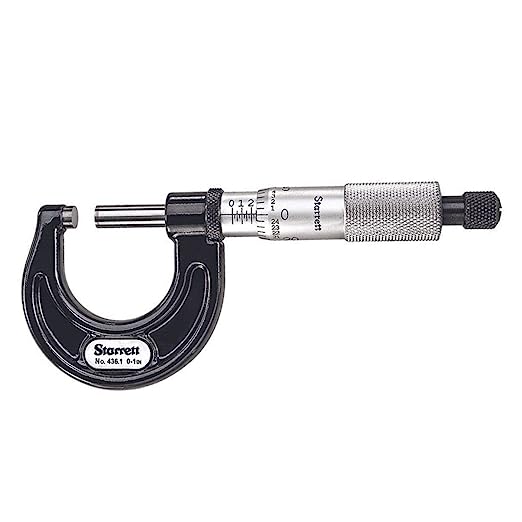 Starrett 436.1XRL-1 Outside Micrometer 0-1in