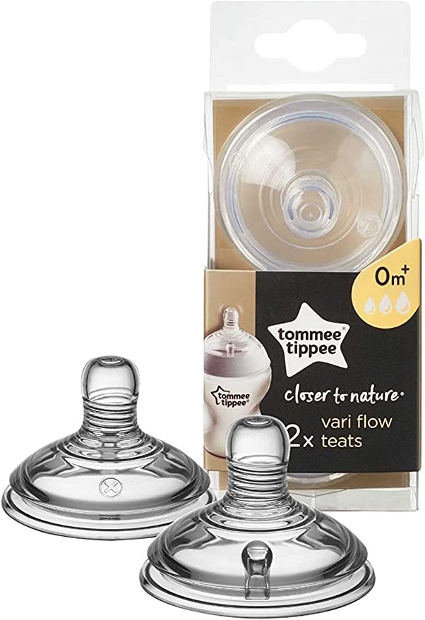 Tommee Tippee Closer to Nature Variflow Teat 2Pk