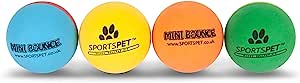 SPORTSPET Mini Bounce Rubber balls 4 pack